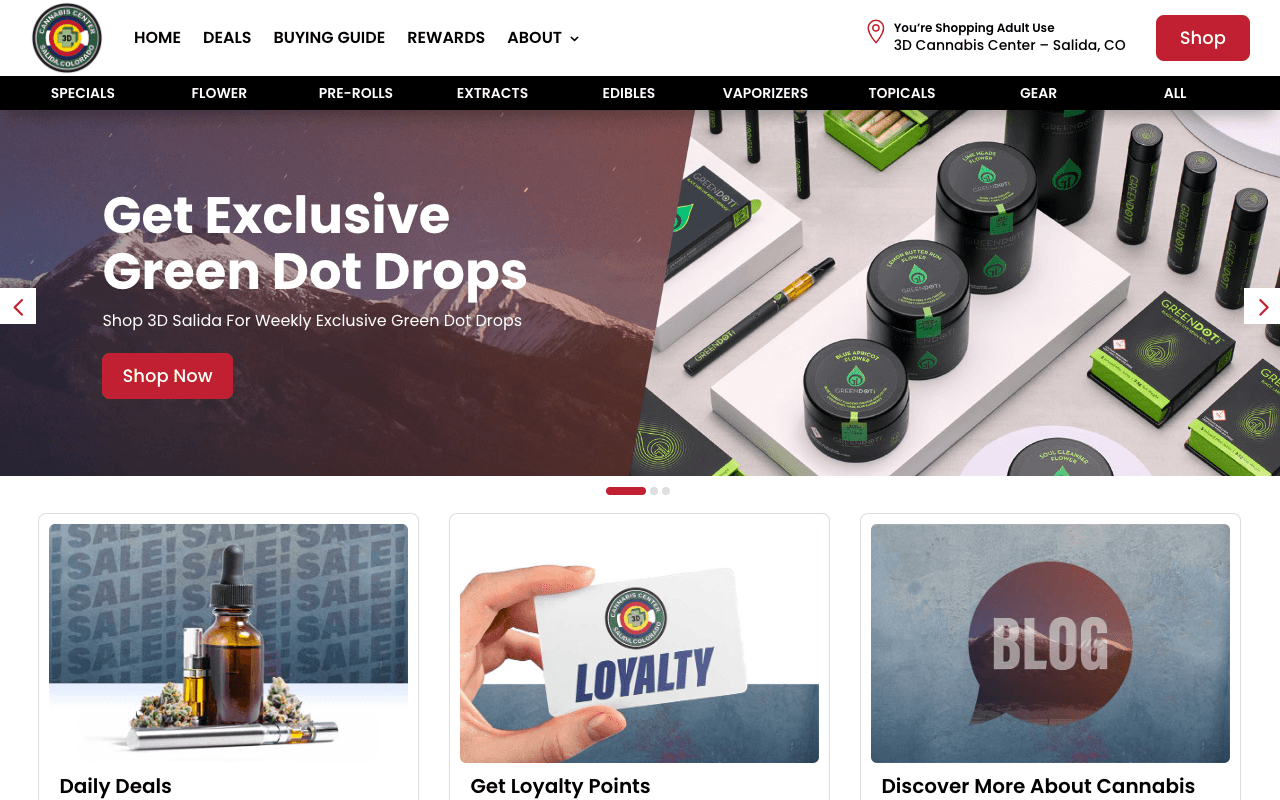 3D Salida website